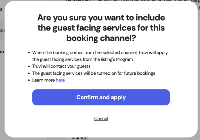 Channel Management Pop Up 2